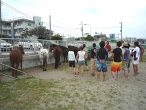 海水浴外乗 説明中